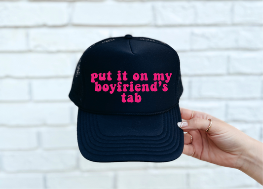 Boyfriend's Tab Trucker Hat