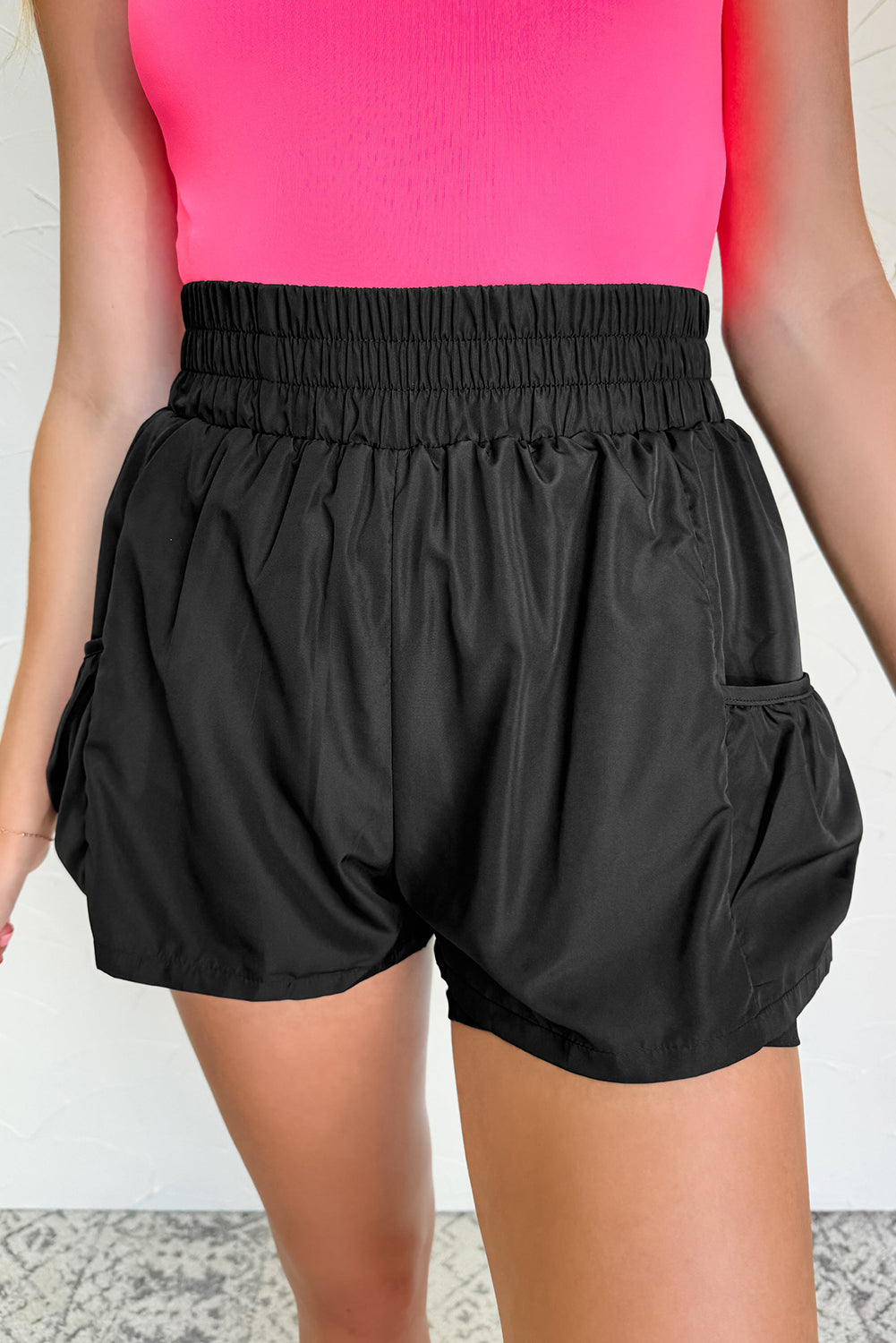 Black High Waist Pocket LT