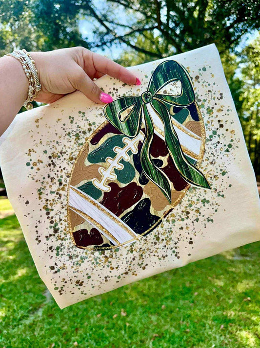 Camo Football Tee - Youth