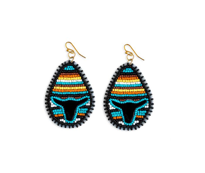 Bison Head Mesa Earrings