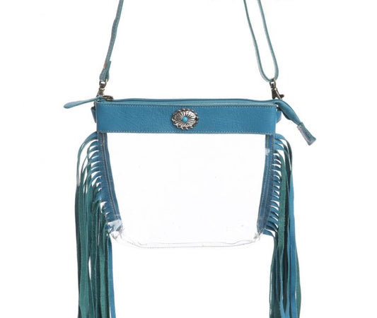 Azura Clear Bag in Blue