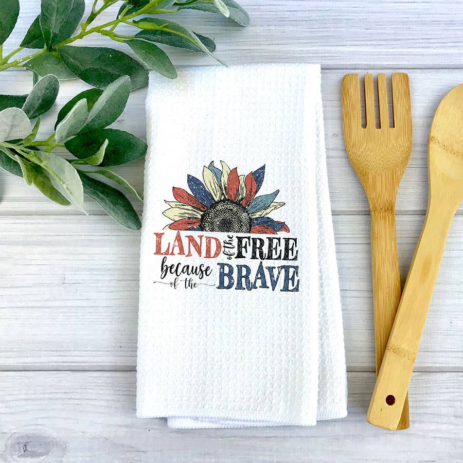 Land Of The Free Kitchen Towel