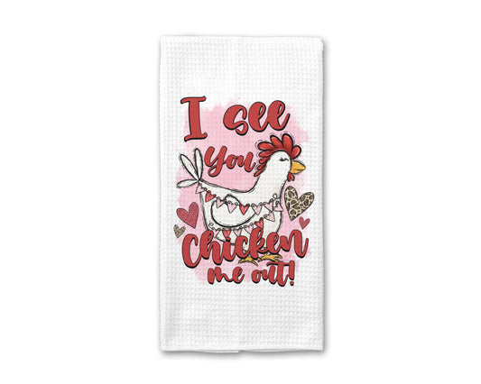 Chicken Valentine Towel