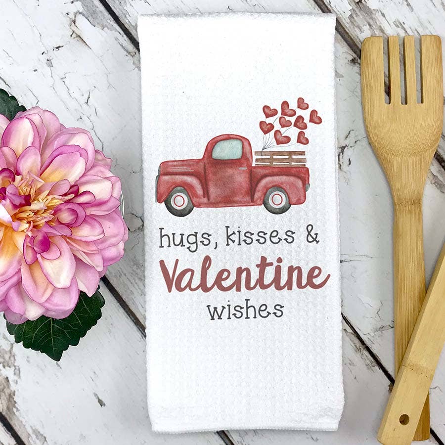 Hugs & Kisses Kitchen Towel