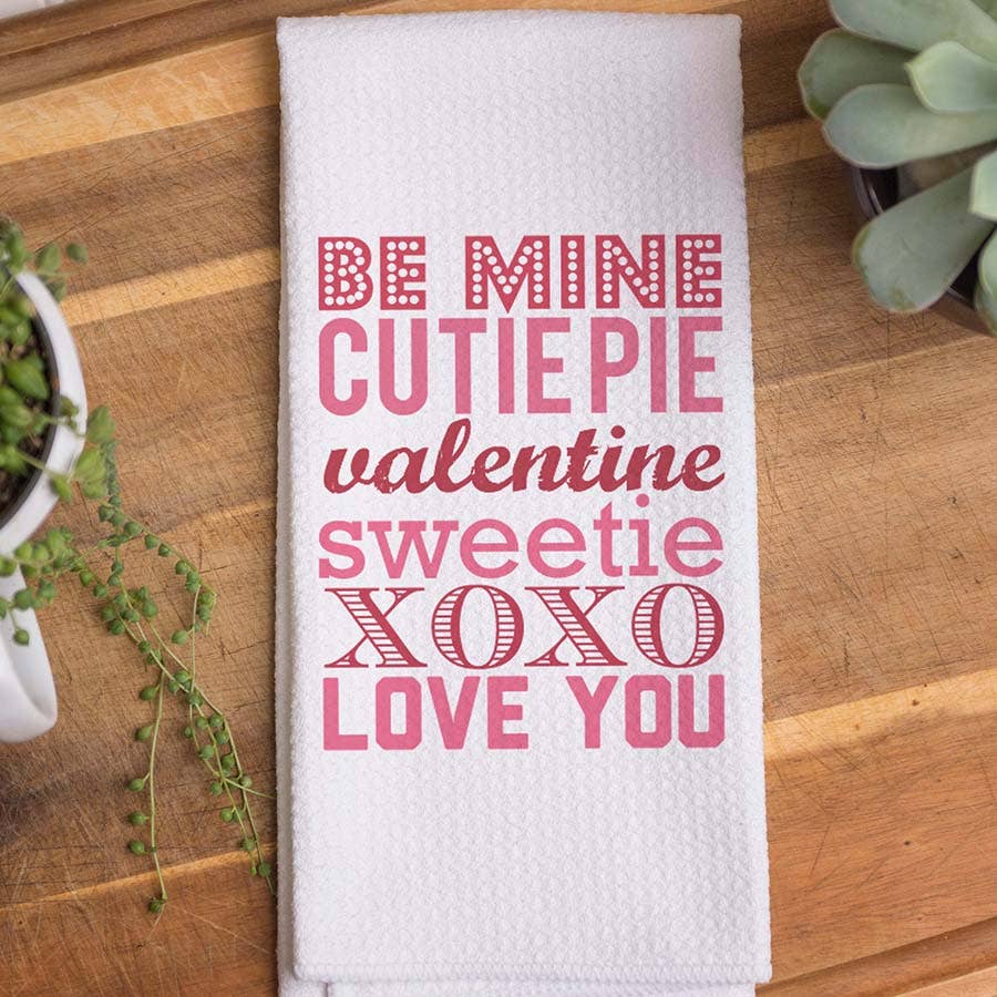 Be Mine Valentine Kitchen Towel